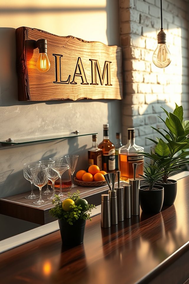 add custom bar signage