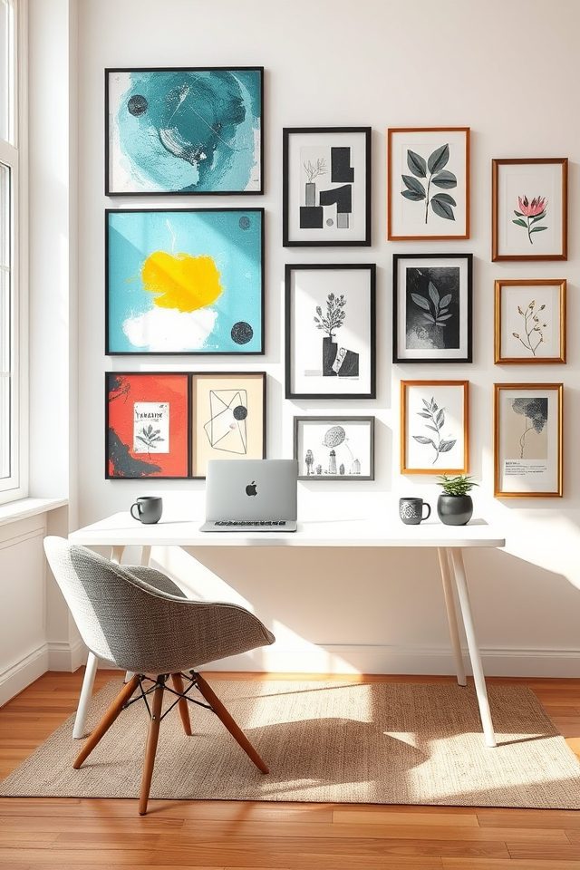 artistic gallery wall haven