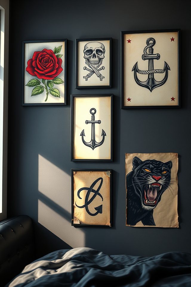 authentic vintage tattoo prints
