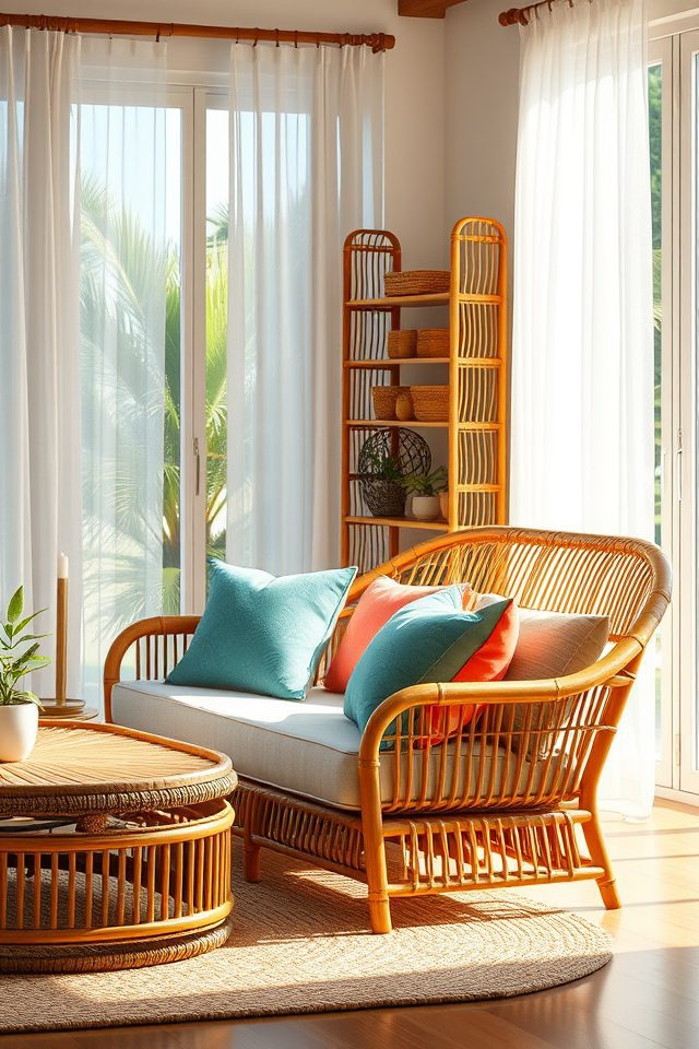 bamboo enhances tropical aesthetic