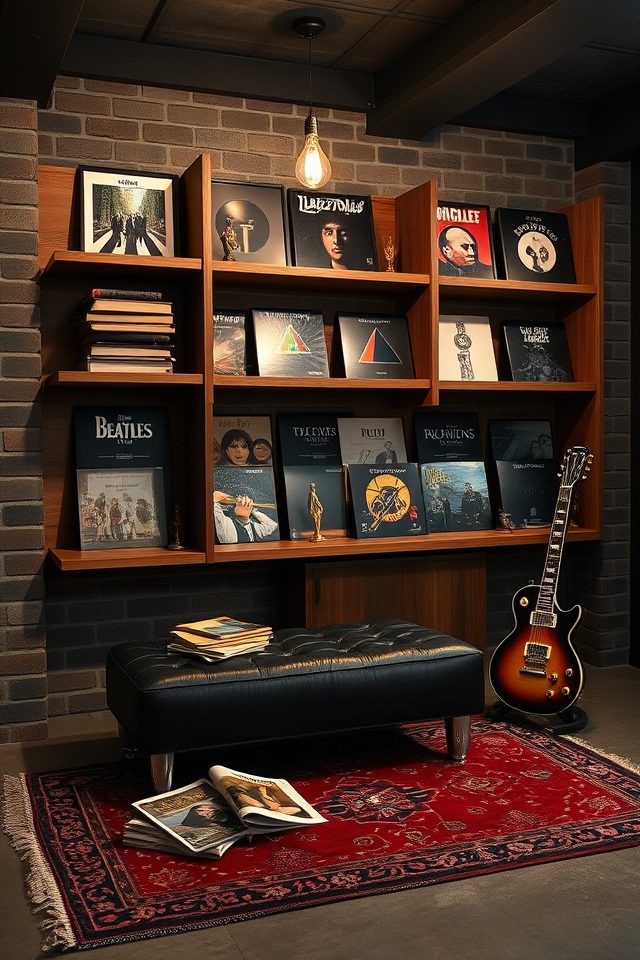 classic album cover shelving