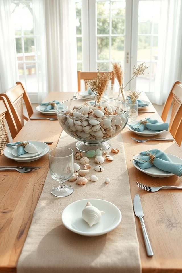 coastal charm seashell details