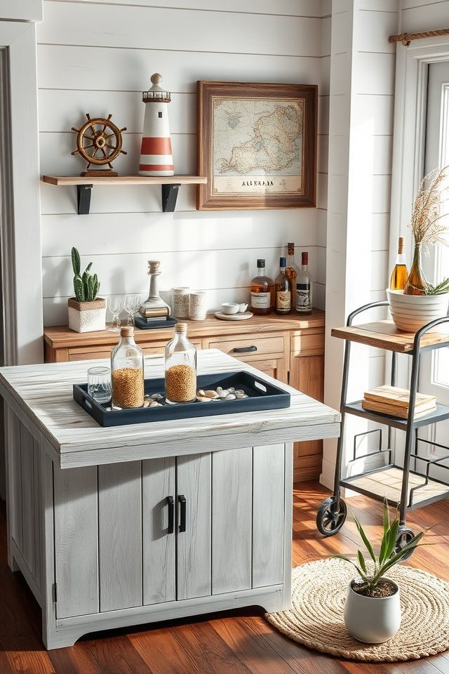 coastal vibes nautical touches