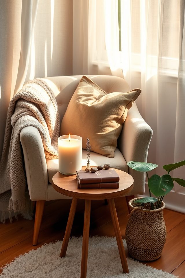 cozy corner scented candle