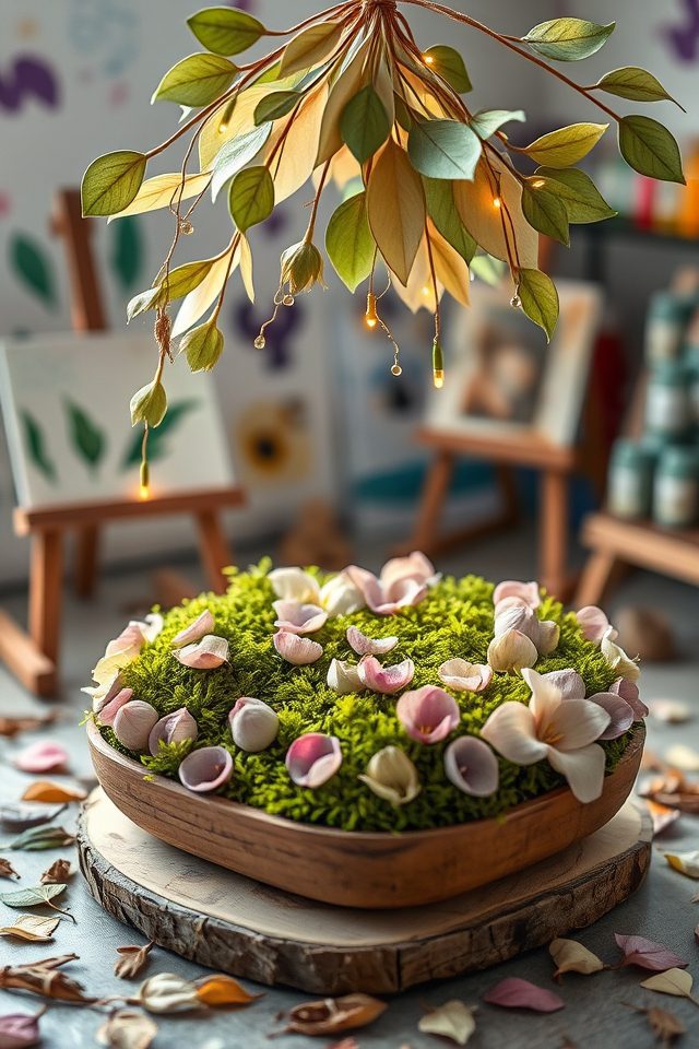 cozy moss petal retreat