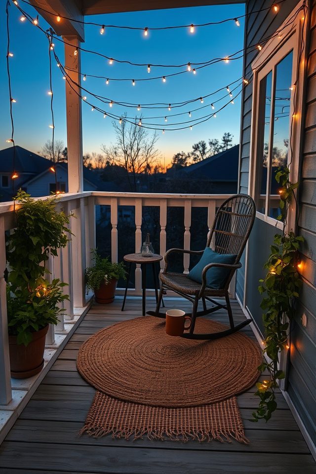 cozy porch string magic