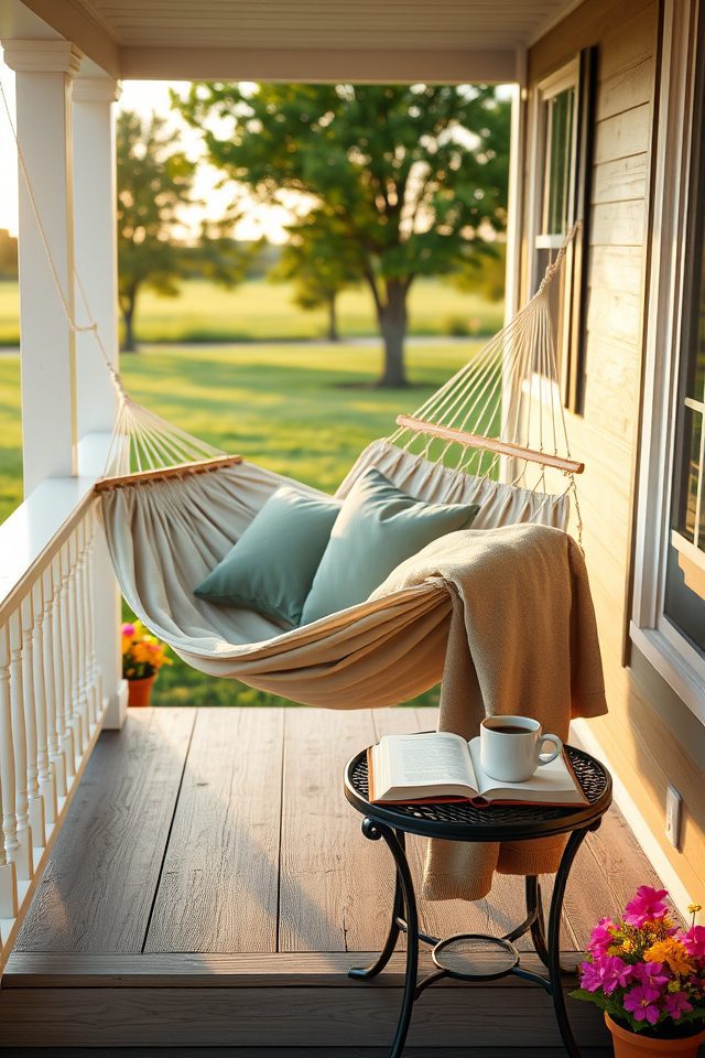 cozy portable hammock retreat
