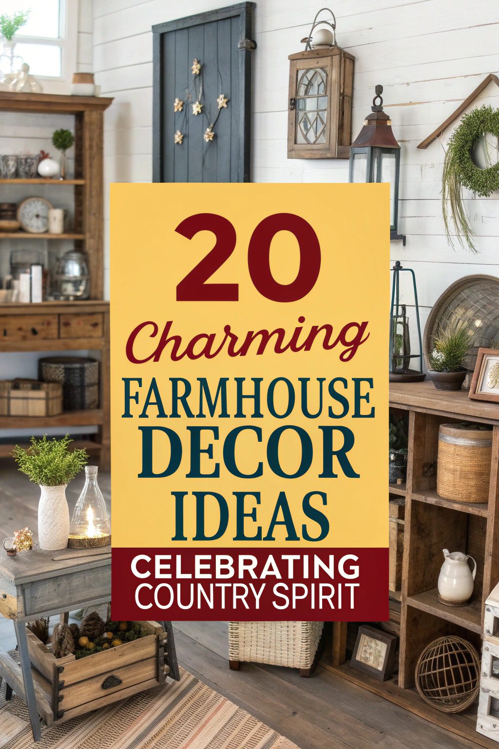 Charming Farmhouse Decor Ideas Celebrating Country Spirit