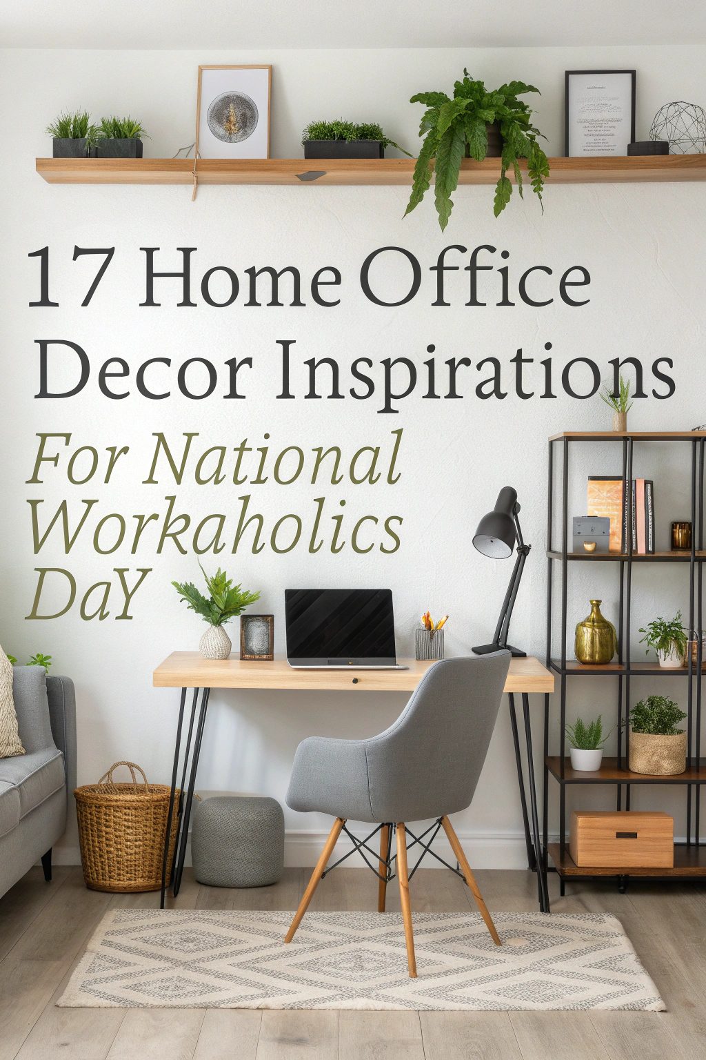 Home Office Decor Inspirations for National Workaholics Day