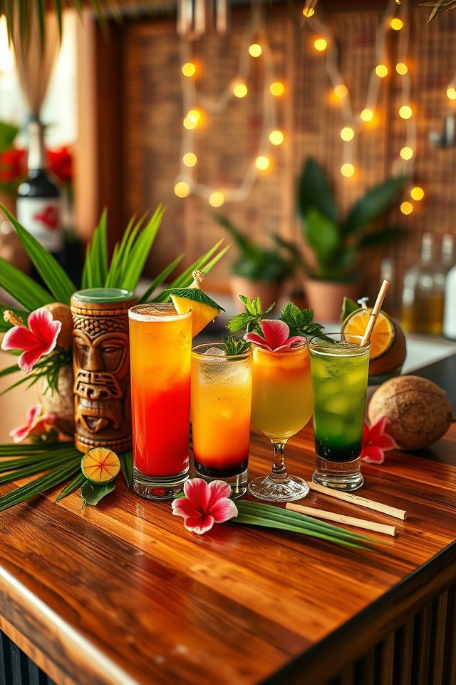 curate thematic drink menu
