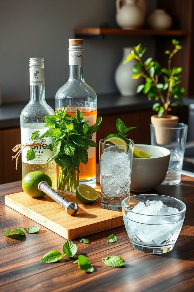 diy mojito station setup