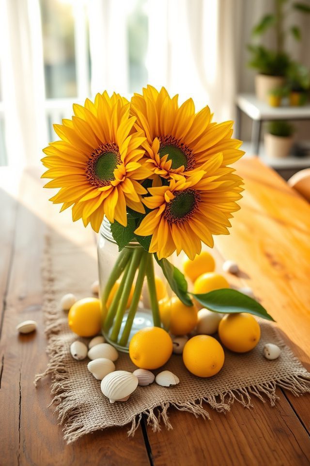 diy summer floral arrangements