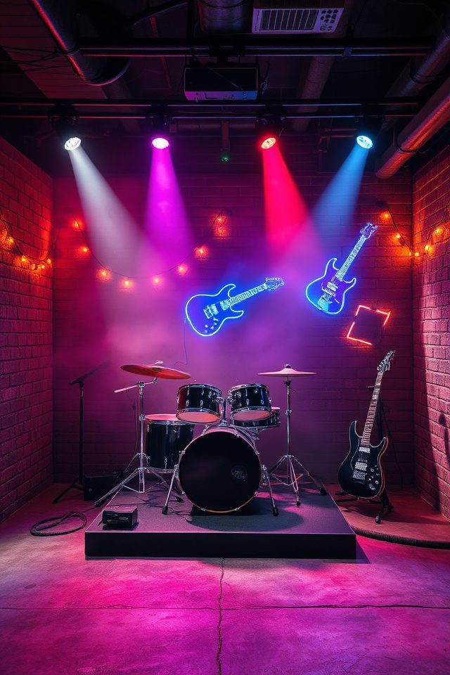 dynamic led stage ambiance