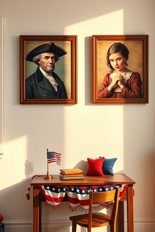educational patriotic hero posters