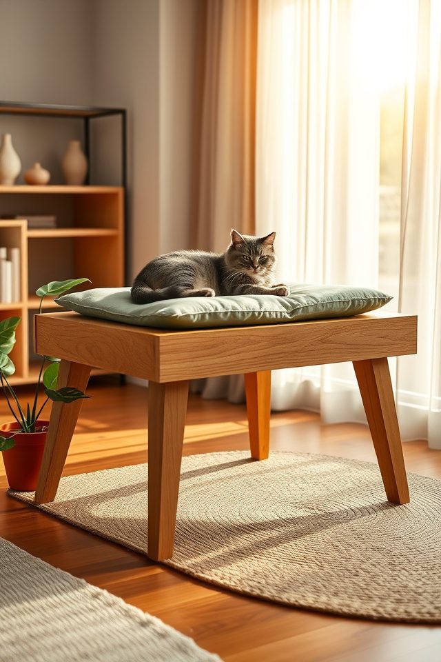 elevated pet platform lounge