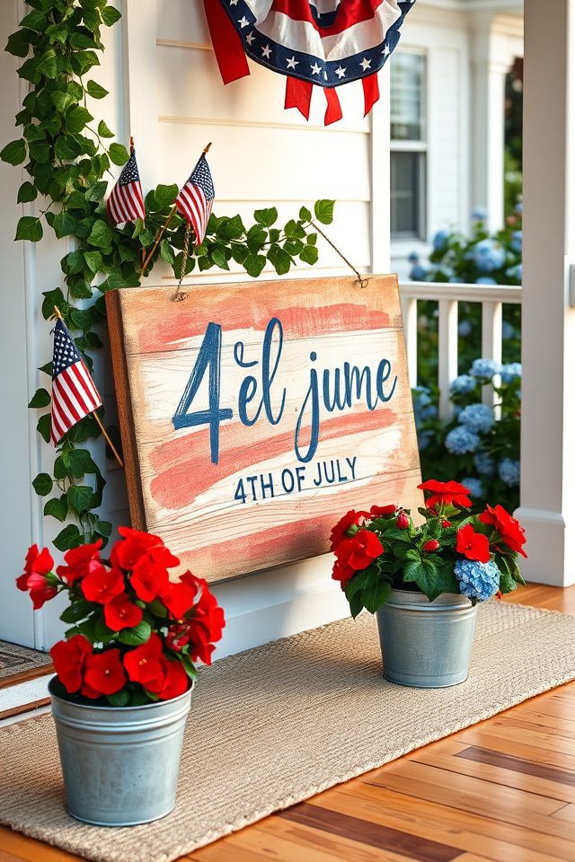 festive 4th july welcome