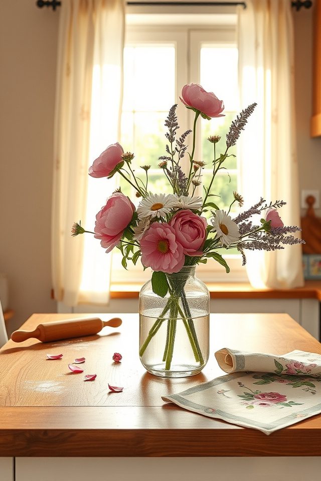 floral charm for baking