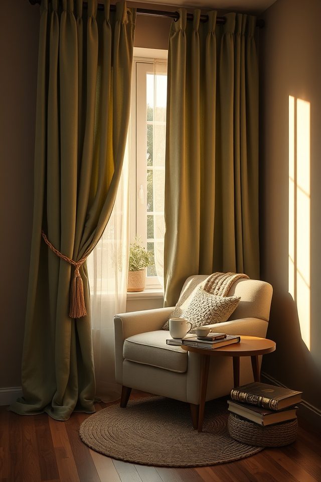 hang soft floor length curtains