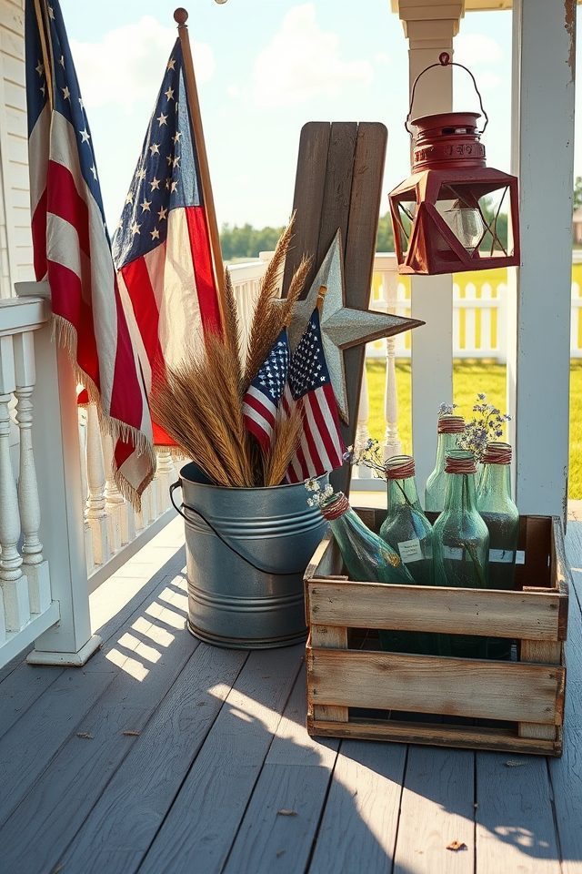 incorporate vintage americana finds