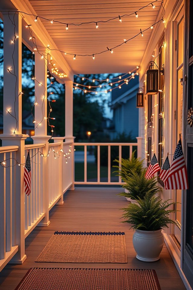 independence day string lights