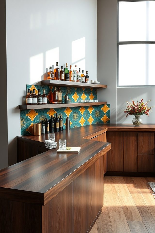 install bold backsplash design