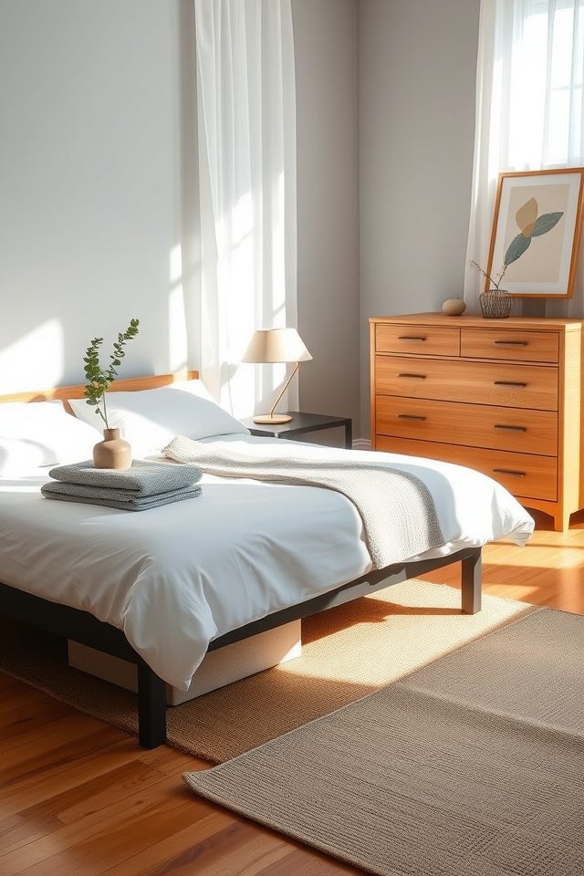 keep bedroom clutter free