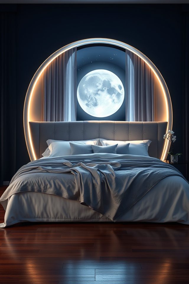 moonlit led headboard designs