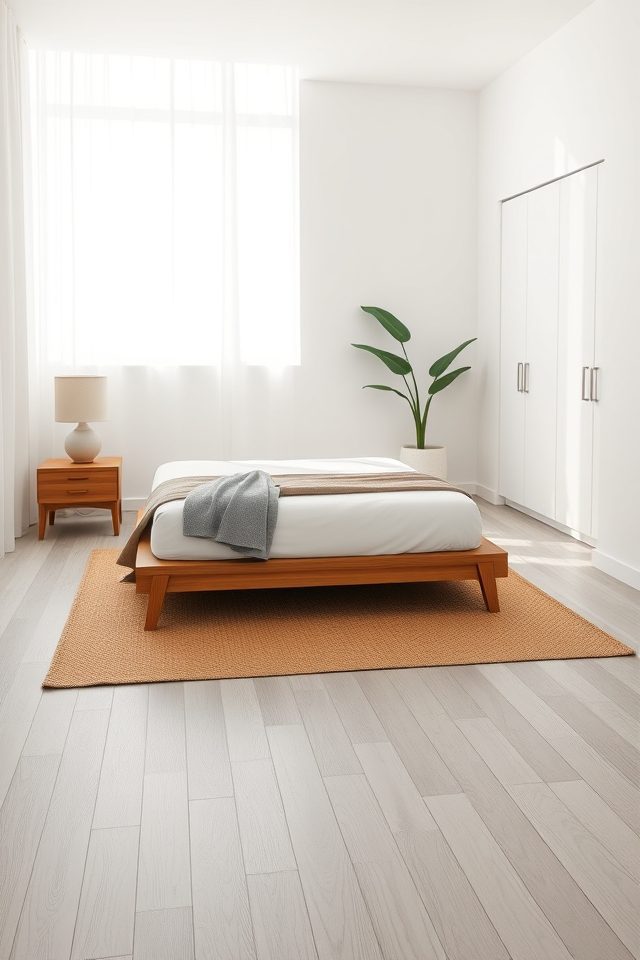 open layout minimal furniture