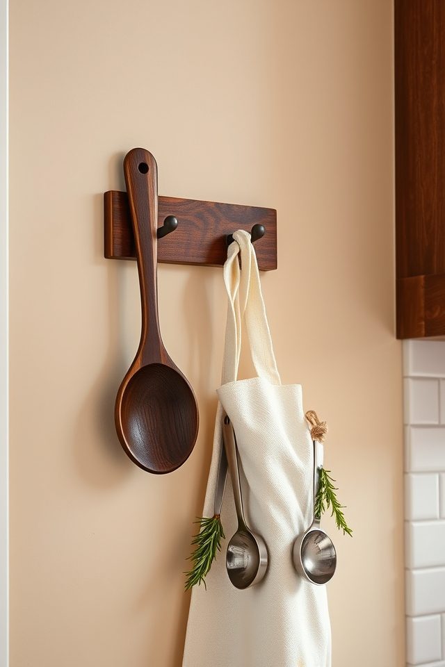 pasta spoon wall hooks