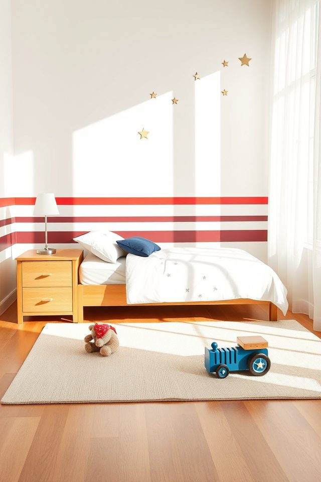 patriotic bold stripes borders