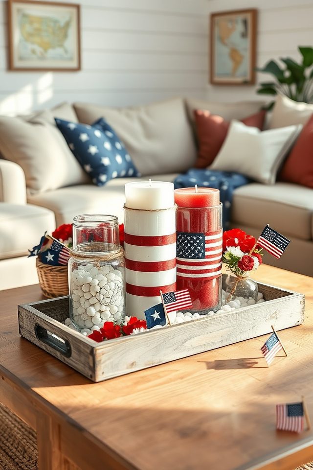 patriotic red white blue