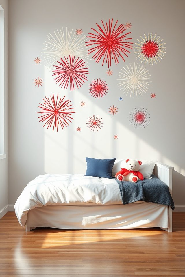 peel and stick fireworks