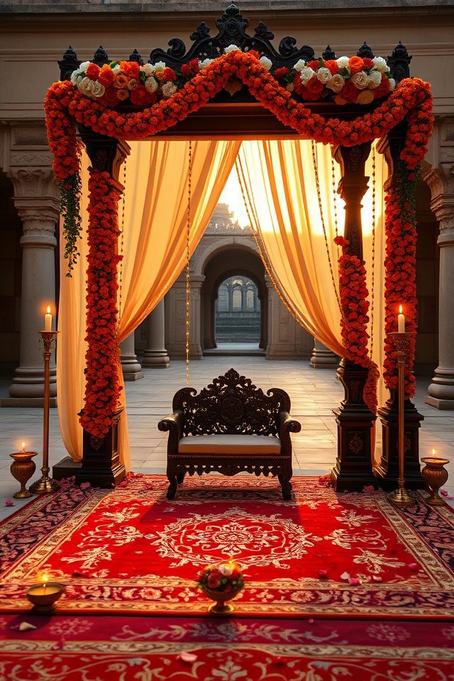 regal jharoka wedding backdrops