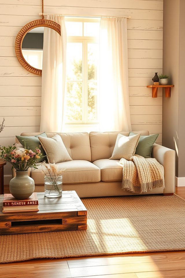 rustic farmhouse shiplap panels