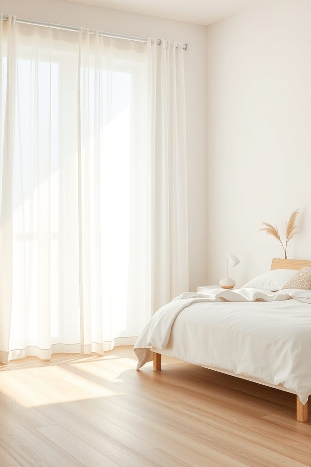 sheer neutral lightweight curtains