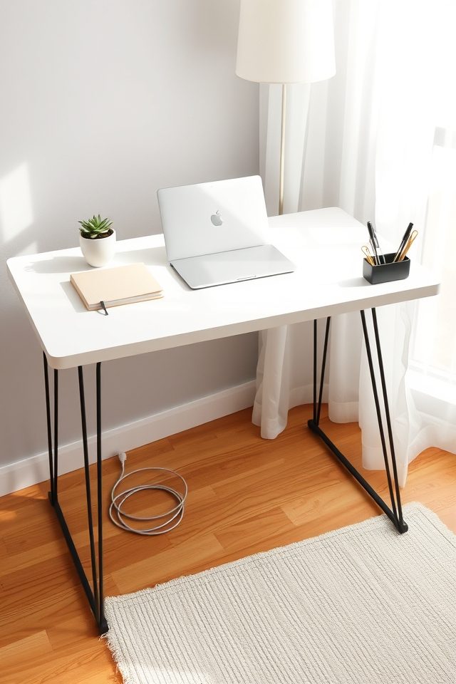 sleek minimalist desk essentials