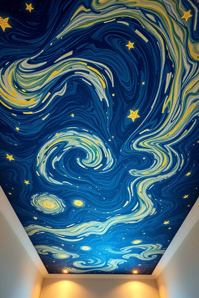 starry night glow ceiling