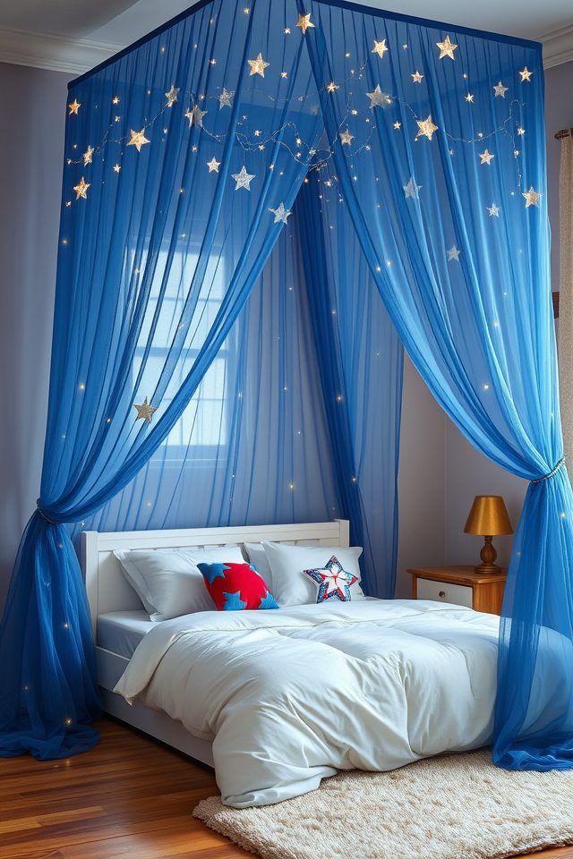 starry night sky canopy
