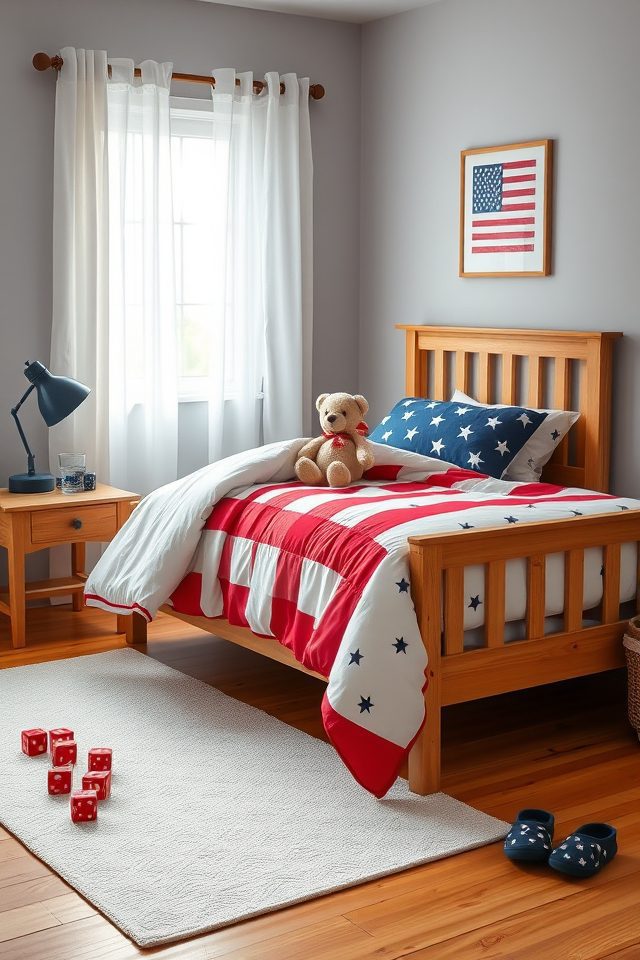 stars and stripes bedding