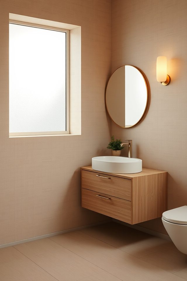 subtle beige warm glow