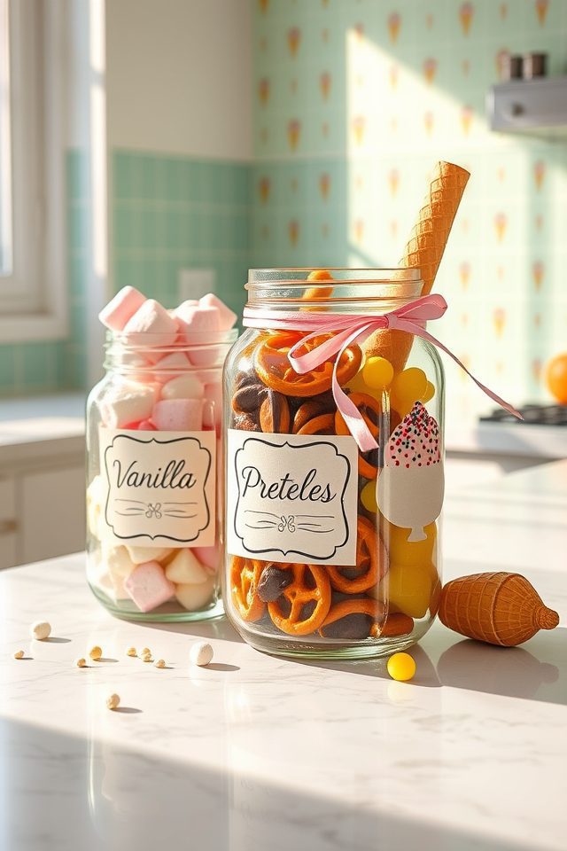 sweet treat jar labels