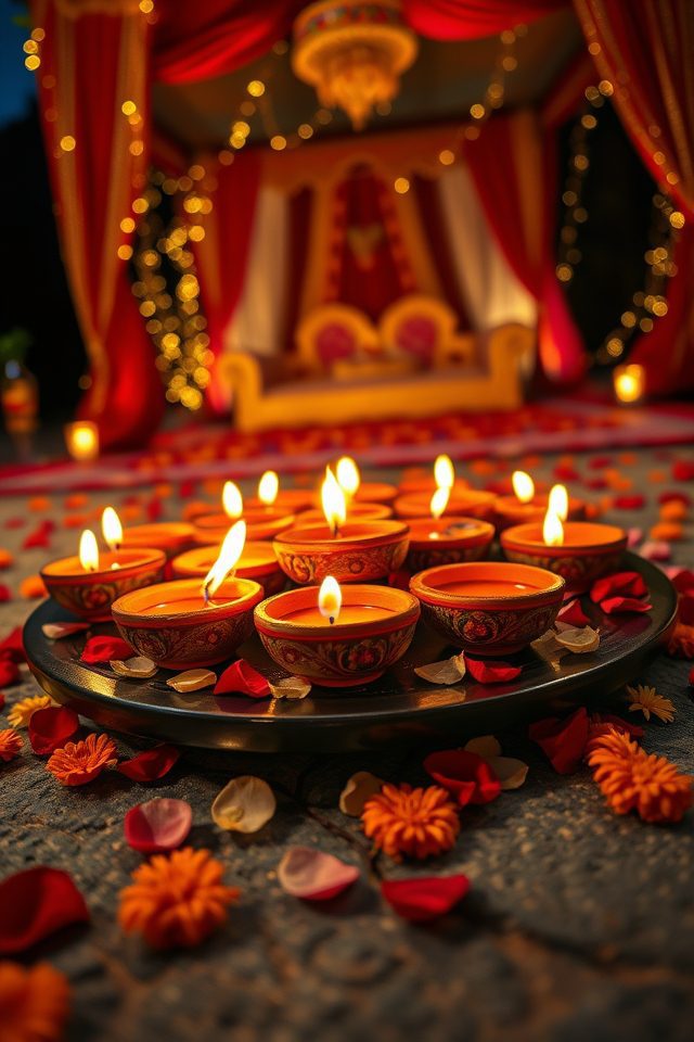 traditional diyas soulful glow