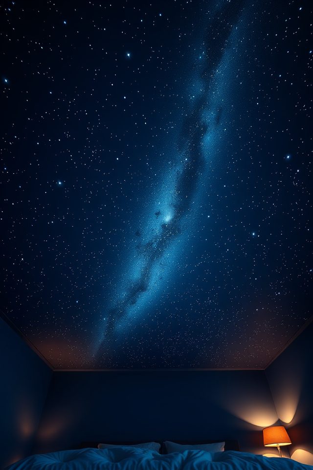 twinkling stars ceiling murals