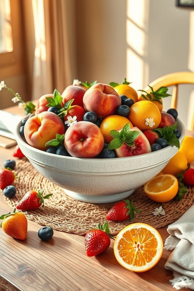 vibrant summer fruits display