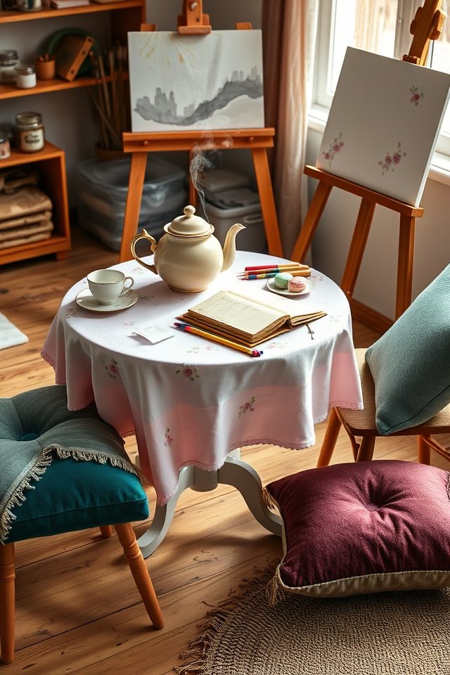 whimsical tea party brainstorming
