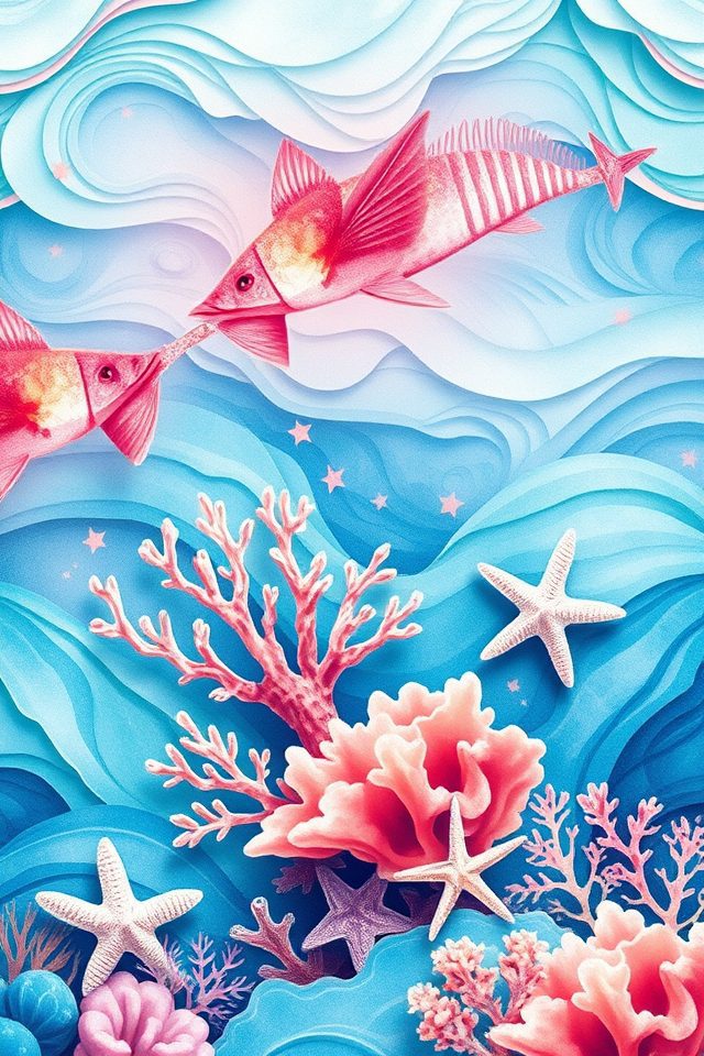 aquatic themed wallpaper designs