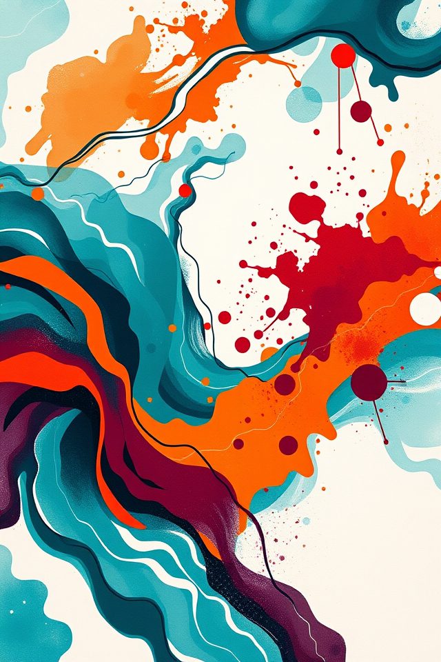 bold abstract wallpaper design