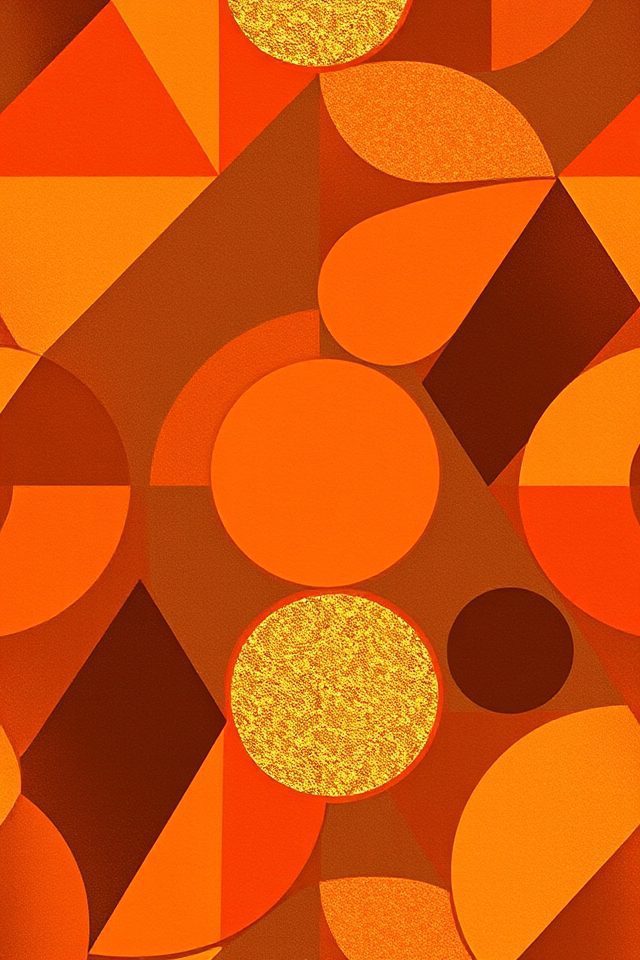bold autumn geometric decor