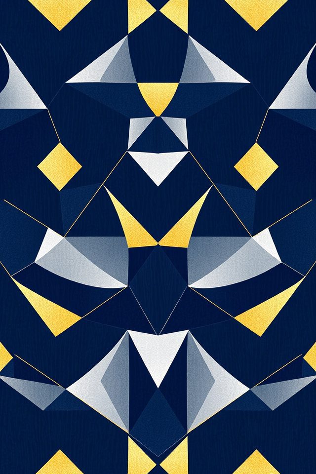 bold geometric feature wall