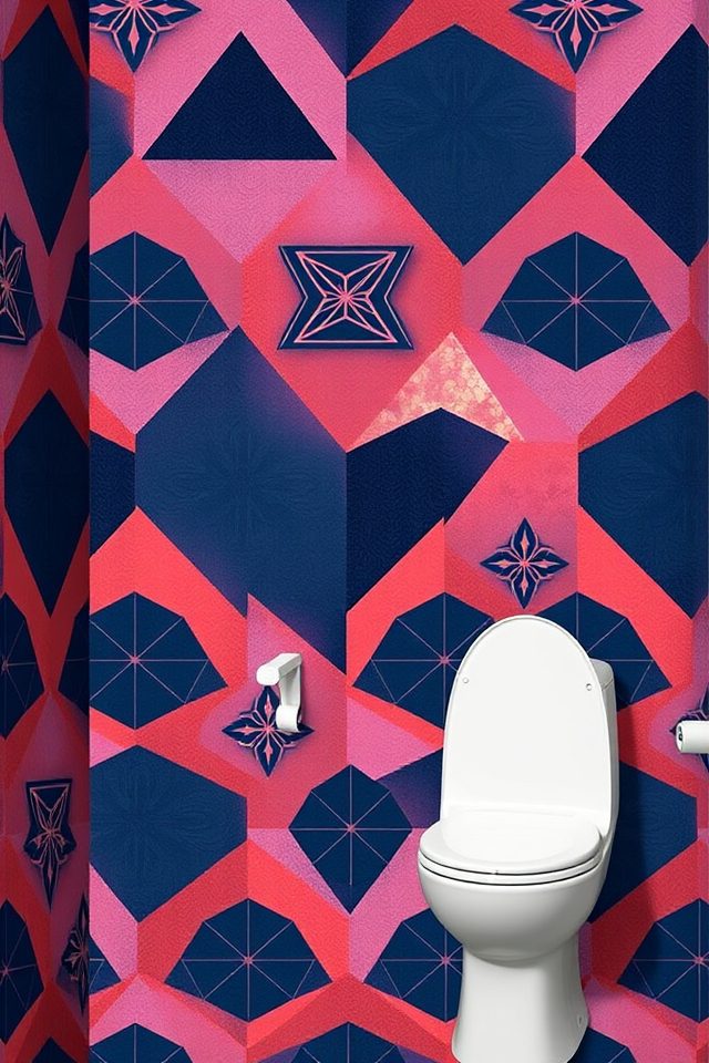 bold geometric wallpaper designs